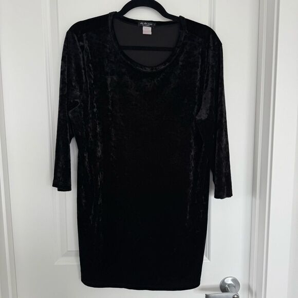 cha cha vente Tops - CHA CHA VENTE |  Velvet long sleeve